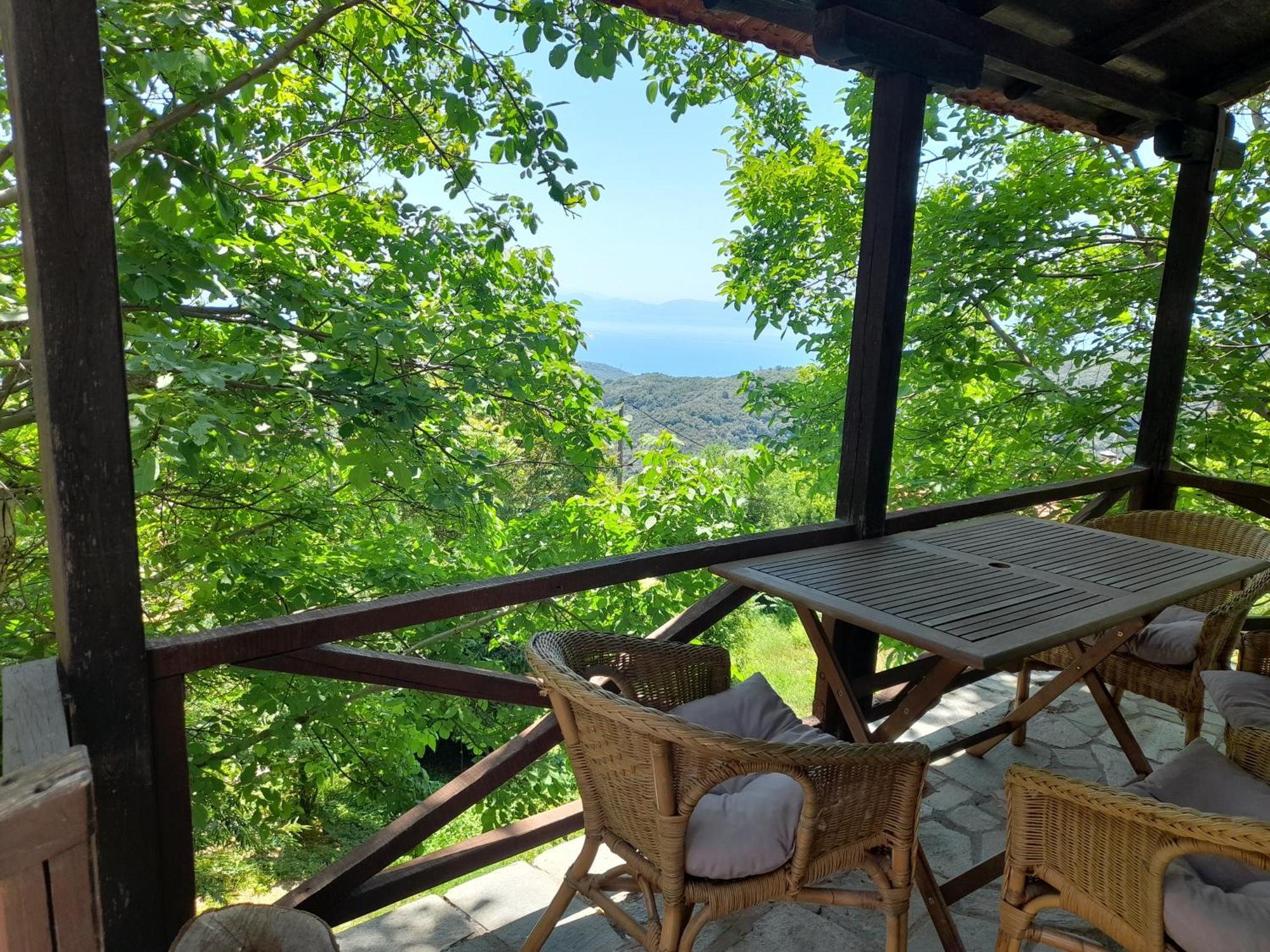 הוילה Miléai Mountain And Sea View מראה חיצוני תמונה